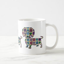 Dachshund - Coloured Coffee Mug