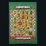 Dachshund Countdown Christmas Advent Calendar Dog Tea Towel<br><div class="desc">Dachshund Countdown Christmas Advent Calendar Dog kitchen towel features a watercolor of a Dachshund with a Christmas hat and a red scarf. Funny design for Dog Lovers!</div>