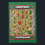 Dachshund Countdown Christmas Advent Calendar Dog Tea Towel<br><div class="desc">Dachshund Countdown Christmas Advent Calendar Dog kitchen towel features a watercolor of a Dachshund with a Christmas hat and a red scarf. Funny design for Dog Lovers!</div>