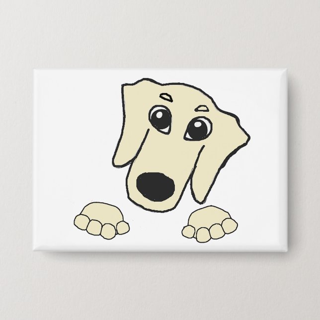 dachshund cream peeking cartoon (Front)