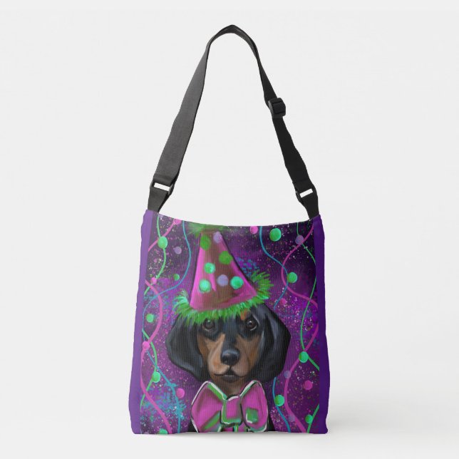 Dachshund Crossbody Bag (Front)