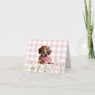 Dachshund Customised Any Occasion Card