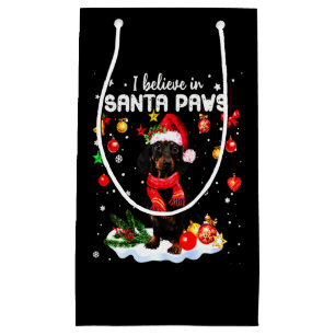 Dachshund Cute Christmas Small Gift Bag
