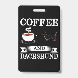 Dachshund Cute Dog ID Badge