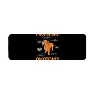 Dachshund Cute Gifts Wiener Doxie Lovers Return Address Label