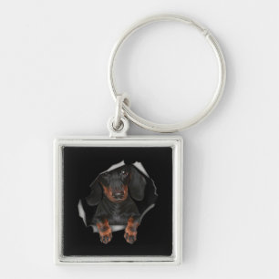 Dachshund Cute Graphic Pet Clothing Dog Lovers Key Ring