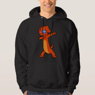 Dachshund Dabbing Wiener Hoodie