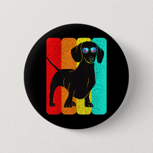 Dachshund Dachs 6 Cm Round Badge