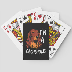 Dachshund Dachsholic Playing Cards