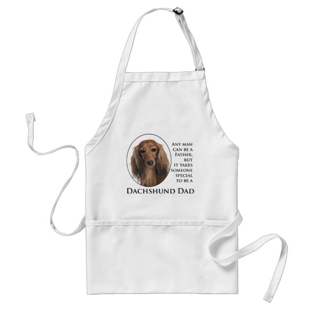 Dachshund Dad Barbeque Apron (Front)