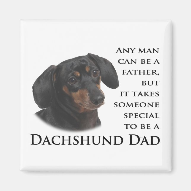 Dachshund Dad Magnet (Front)