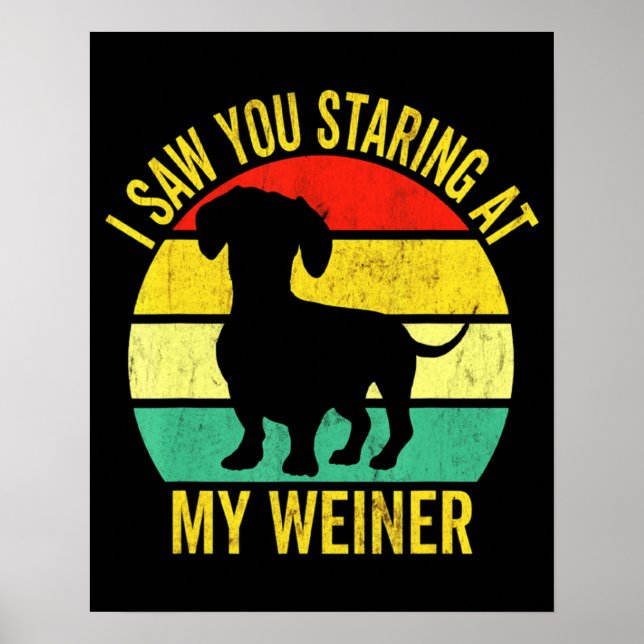Dachshund Dad Men Poster (Front)