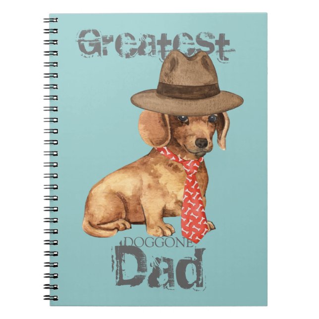 Dachshund Dad Notebook (Front)