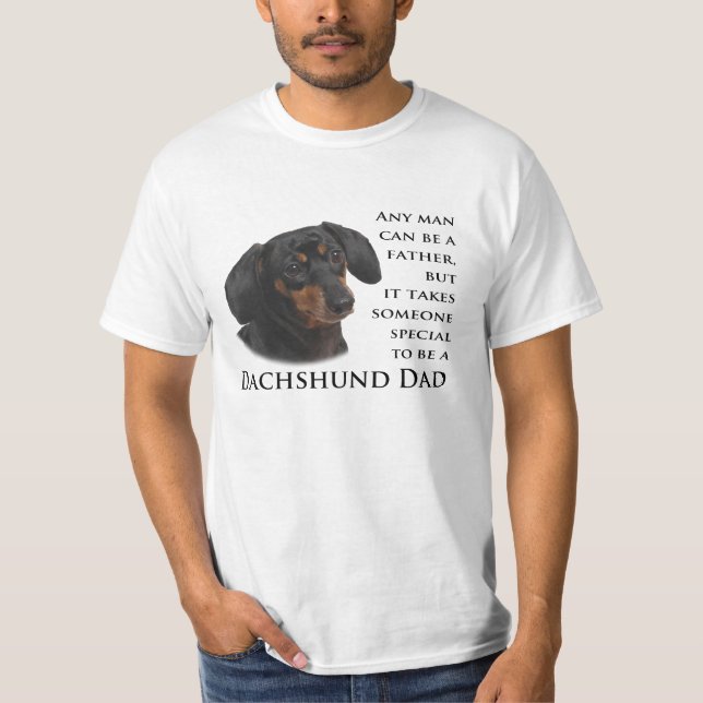Dachshund Dad shirt (Front)