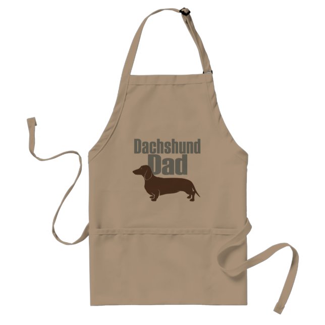"Dachshund Dad" Standard Apron (Front)