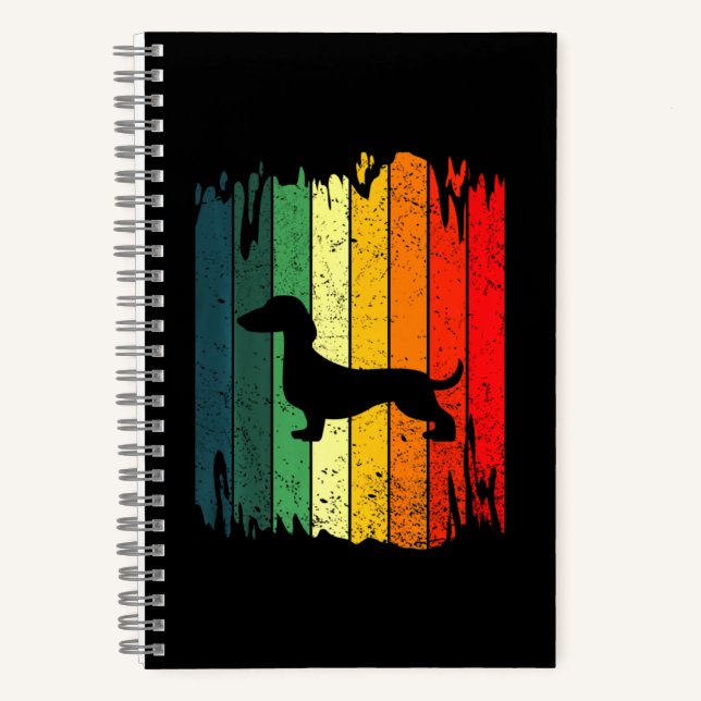 Dachshund Dad Weiner Pet Owner Notebook (Front)