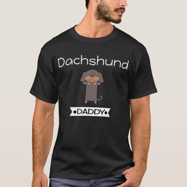 Dachshund Daddy T-Shirt (Front)