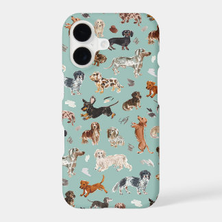 DACHSHUND DALLIANCE Watercolor Dog Print 