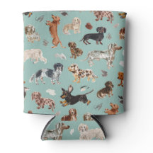 DACHSHUND DALLIANCE Watercolor Dog Print