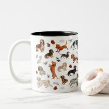 DACHSHUND DALLIANCE Watercolor Dog Print