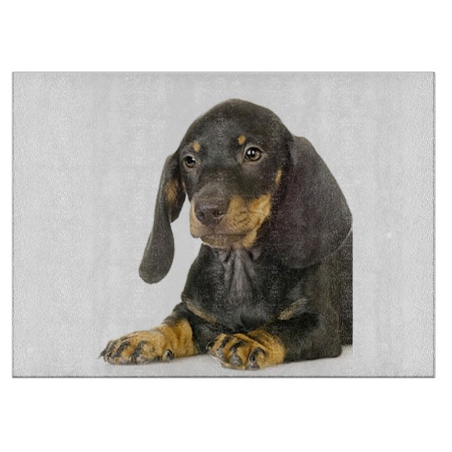 "Dachshund" design cutting boards (Front)