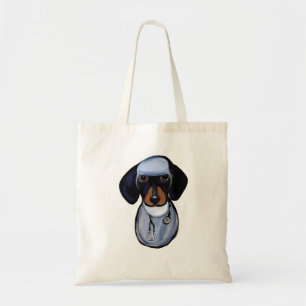 Dachshund Doctor Tote Bag