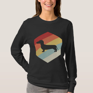 Dachshund Dog Art Retro Vintage Funny Dachshund T-Shirt