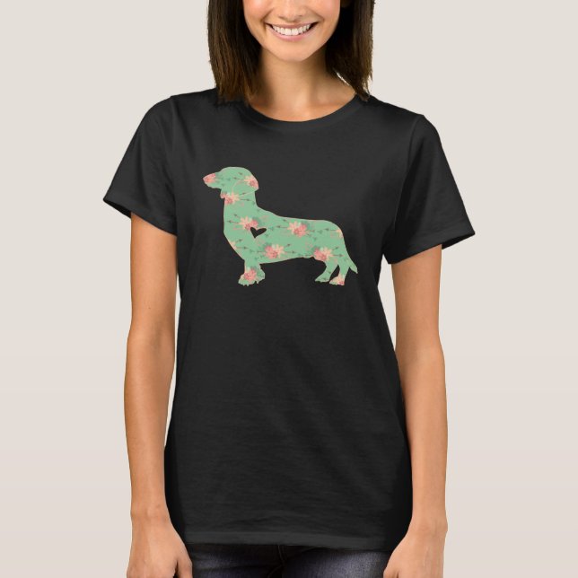 Dachshund Dog  Boho Woodland Chic  for Women T-Shirt (Front)