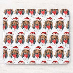 Dachshund Dog Breed Christmas Mouse Pad