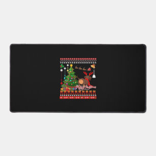 Dachshund Dog Butt Christmas Ugly Classic T-Shirt Desk Mat
