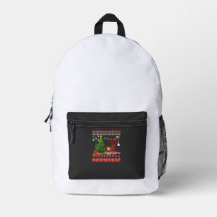 Dachshund Dog Butt Christmas Ugly Classic T-Shirt Printed Backpack