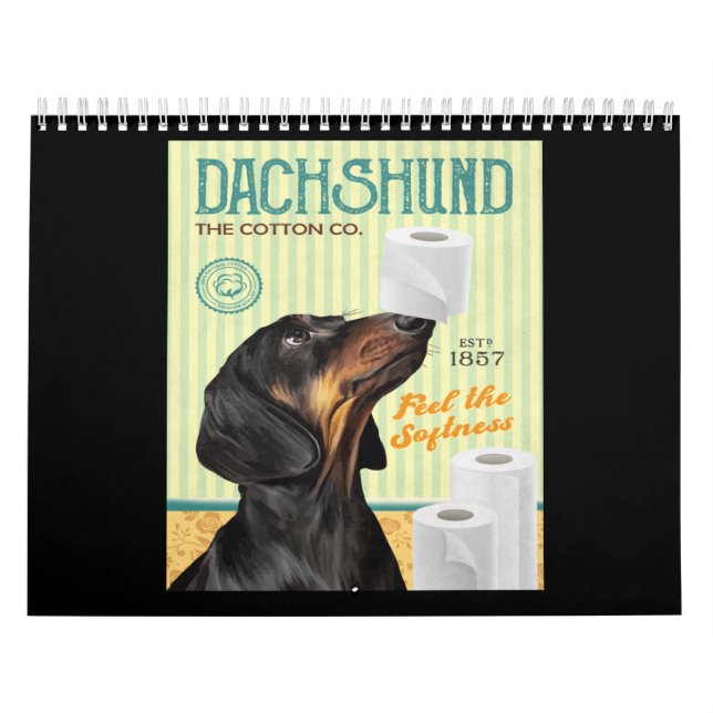 Dachshund Dog Calendar (Cover)