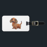 Dachshund Dog Cute  Luggage Tag<br><div class="desc">Dachshund Dog Cute</div>