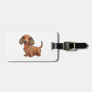 Dachshund Dog Cute Luggage Tag