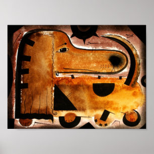 Dachshund dog  dk_2005aug8c.jpg poster