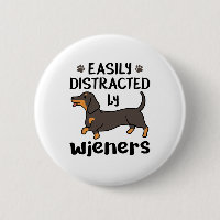 Dachshund Dog Easily Distracted by Wieners