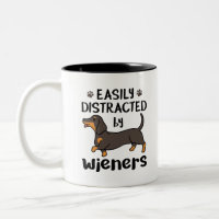 Dachshund Dog Easily Distracted by Wieners