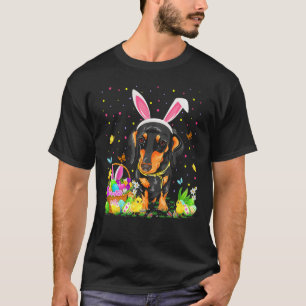 Dachshund Dog Easter Egg Hunting Dachshund Easter T-Shirt