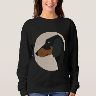 Dachshund Dog Face Sweatshirt