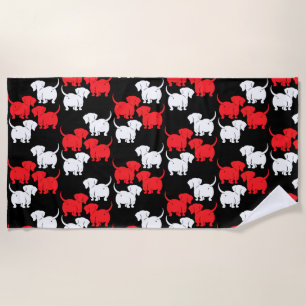 Dachshund Dog Gifts Beach Towel