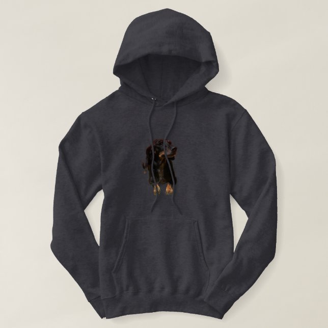 Dachshund Dog Hoodie (Design Front)