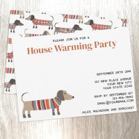 Dachshund Dog House Warming Party