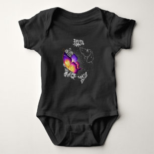 Dachshund Dog In Heaven Dog Lovers Memorial Baby Bodysuit