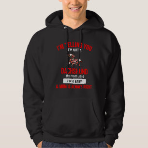 Dachshund Dog Mama Womens Hoodie