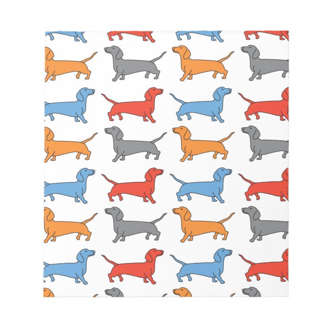 Dachshund Dog Notepad (Front)