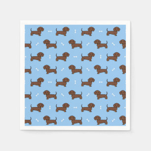 Dachshund Dog Paper Napkin