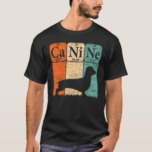 Dachshund Dog Periodic Table Elements Dog Canine T-Shirt