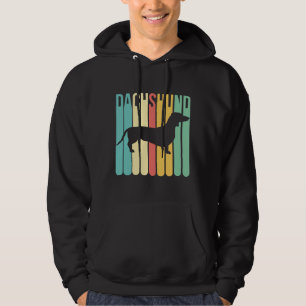 Dachshund Dog Retro Hoodie
