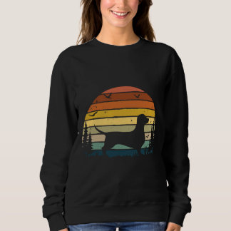 Dachshund Dog Retro Vintage Sweatshirt