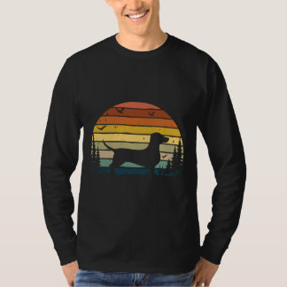 Dachshund Dog Retro Vintage T-Shirt